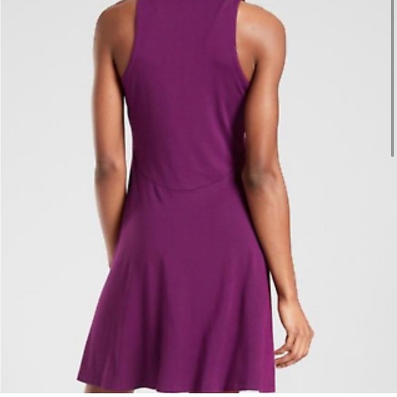 Athleta Santorini Thera Mini Dress in Velvet Plum Purple Petite - Picture 4 of 9